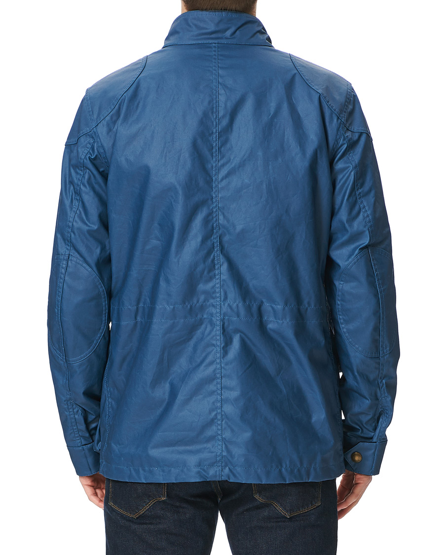 Herre | Jakker | Belstaff | Fieldmaster Waxed Jacket Airforce Blue