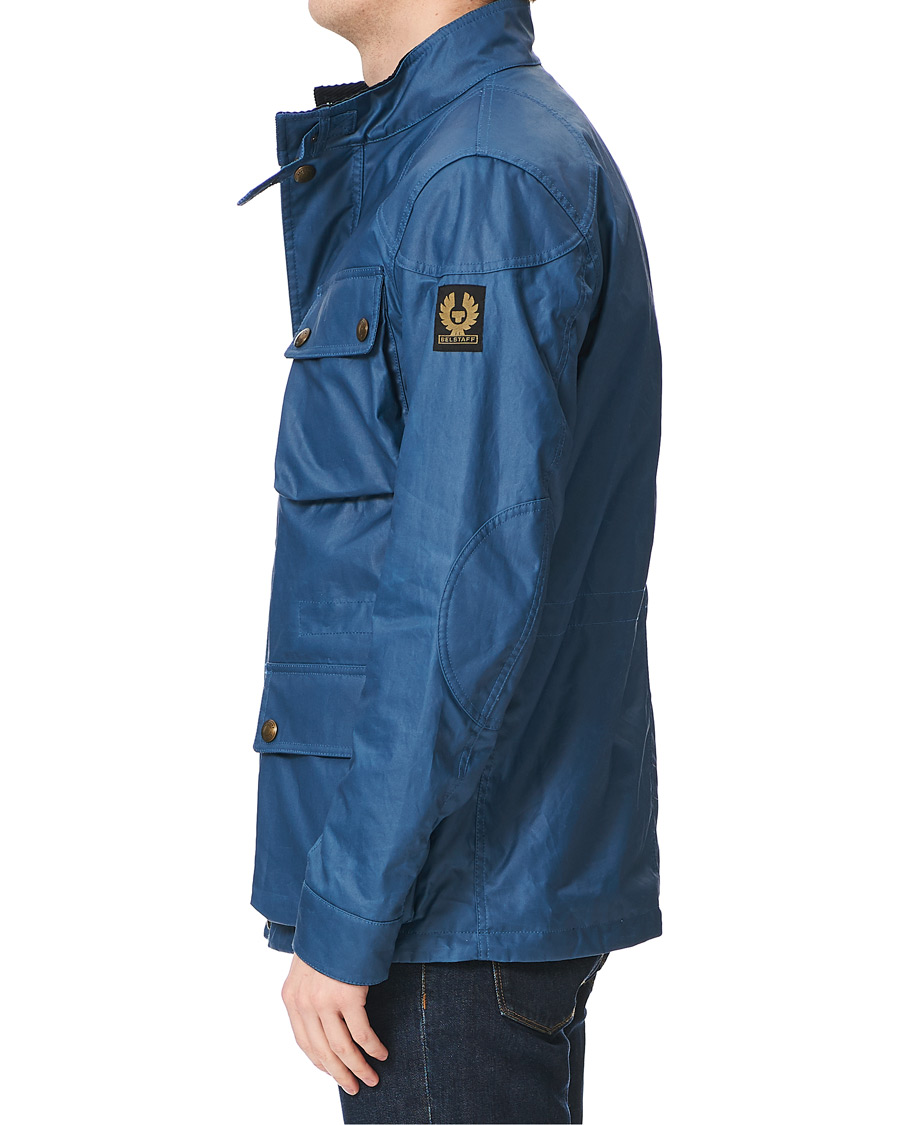 Herre | Jakker | Belstaff | Fieldmaster Waxed Jacket Airforce Blue