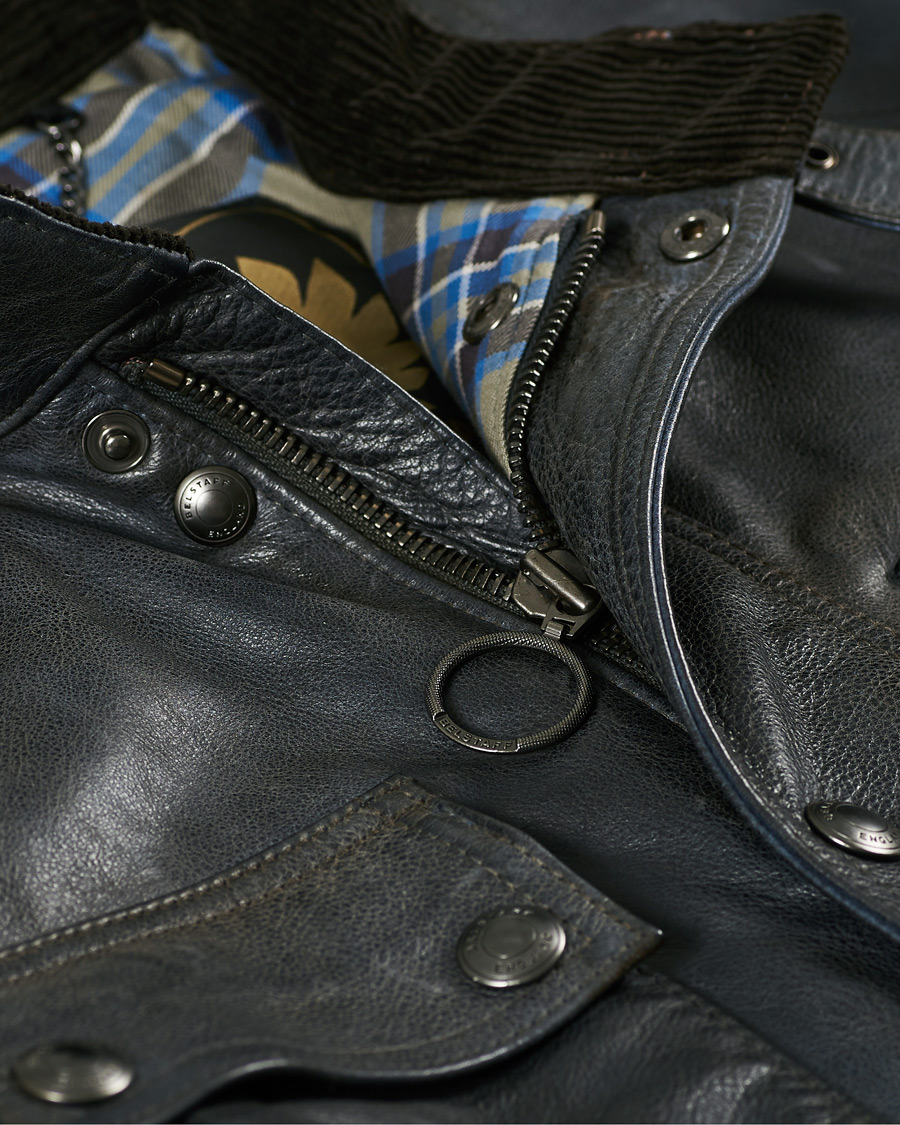 Herre | Jakker | Belstaff | Trialmaster Panther 2.0 Leather Jacket Blue Brown