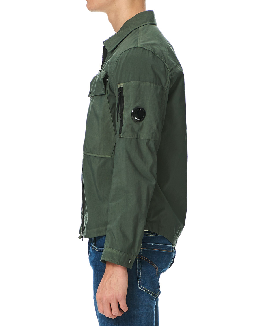 Herre | Skjorter | C.P. Company | Taylon P Garment Dyed Shirt Jacket Green