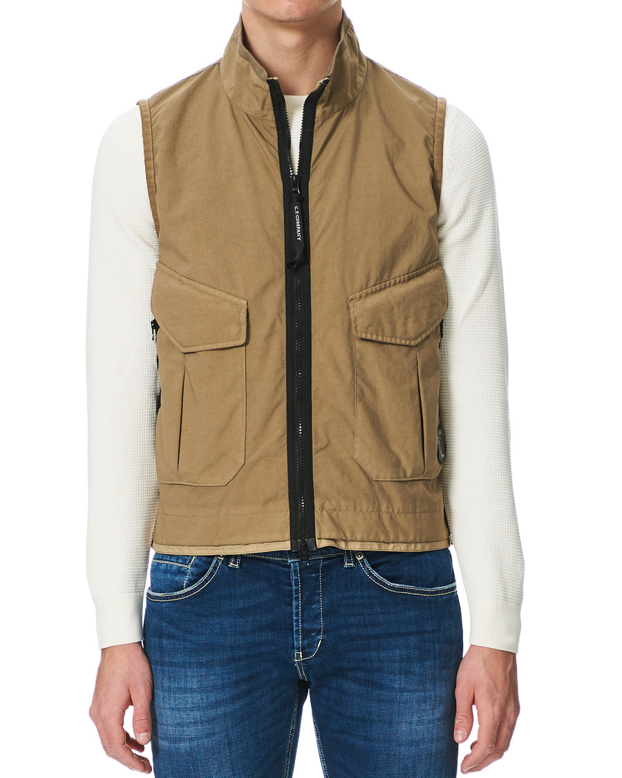 Herre | Jakker | C.P. Company | Taylon P Lens Vest Sand