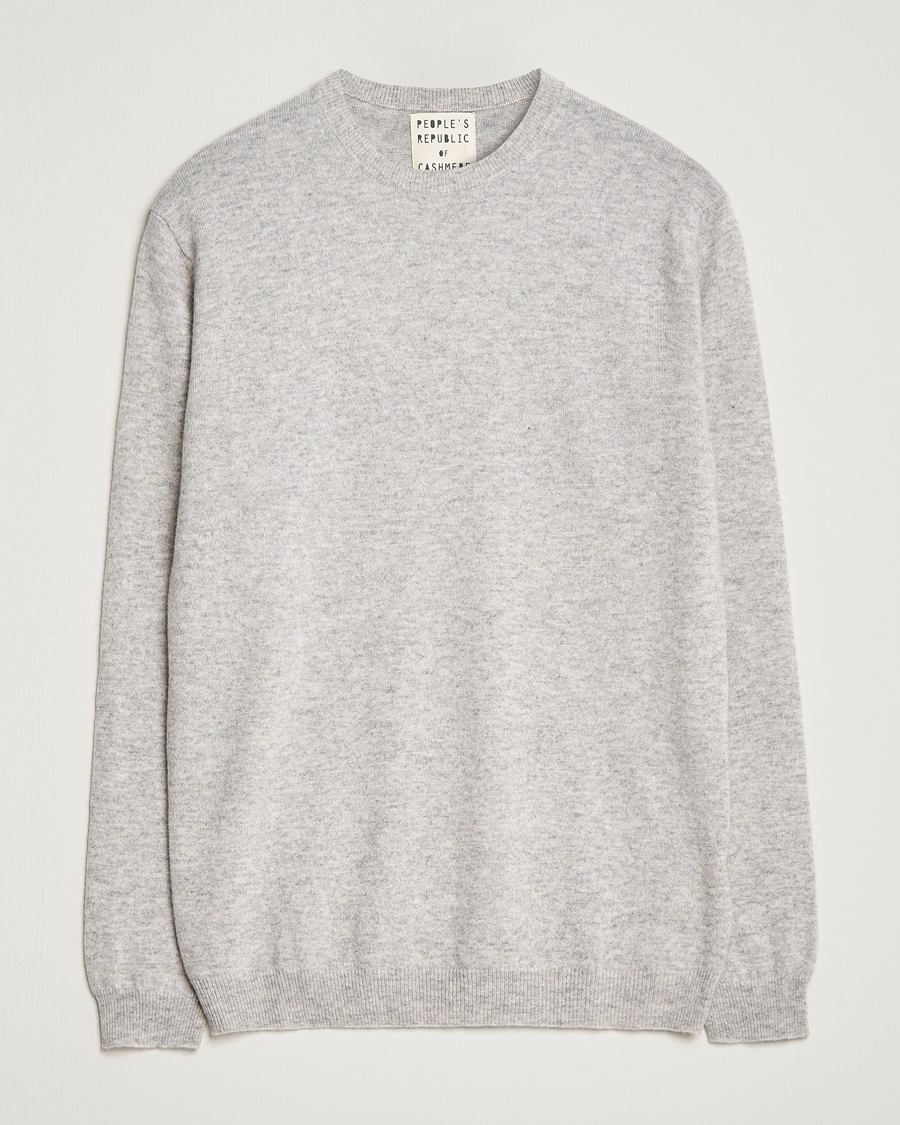 Herre | Gensere | People's Republic of Cashmere | Cashmere Roundneck Ash Grey