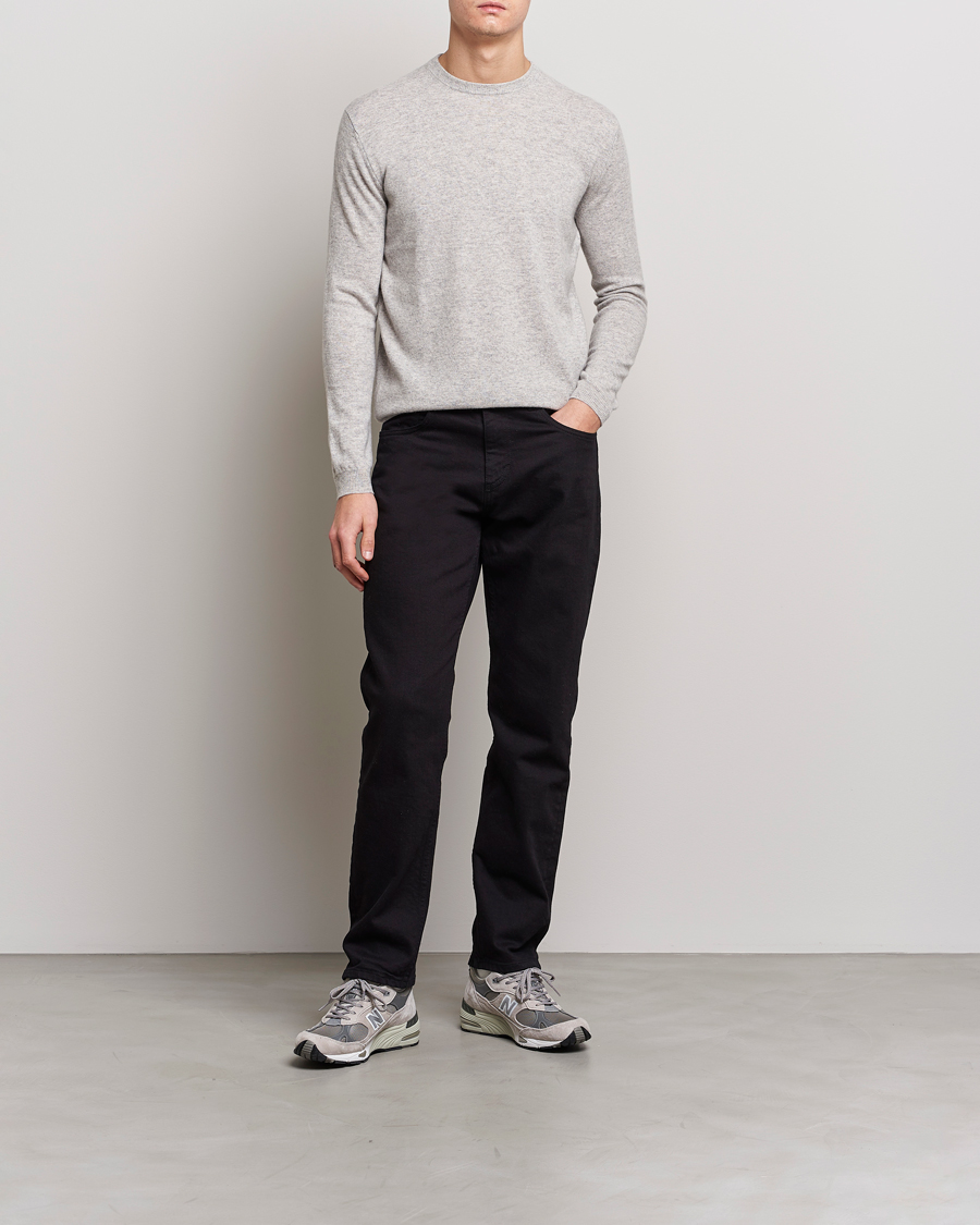 Herre | Gensere | People's Republic of Cashmere | Cashmere Roundneck Ash Grey