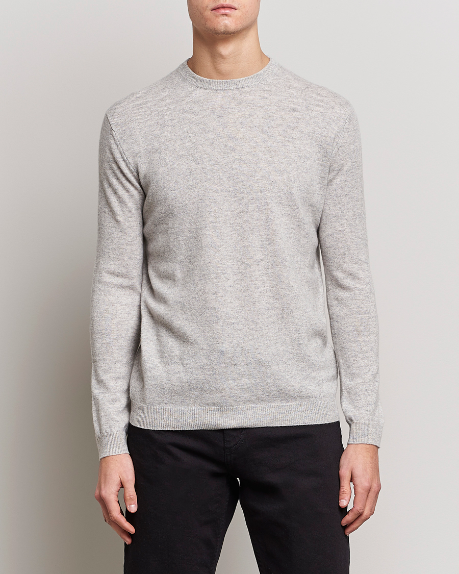 Herre | People's Republic of Cashmere | People's Republic of Cashmere | Cashmere Roundneck Ash Grey