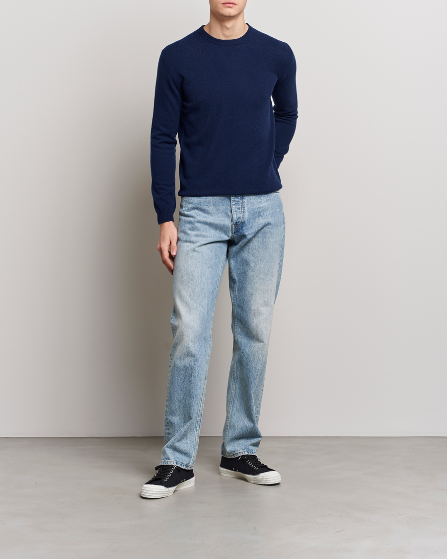 Herre | Gensere | People's Republic of Cashmere | Cashmere Roundneck Navy