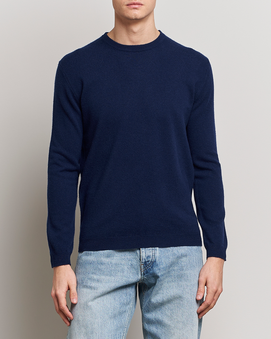 Herre | Avdelinger | People's Republic of Cashmere | Cashmere Roundneck Navy