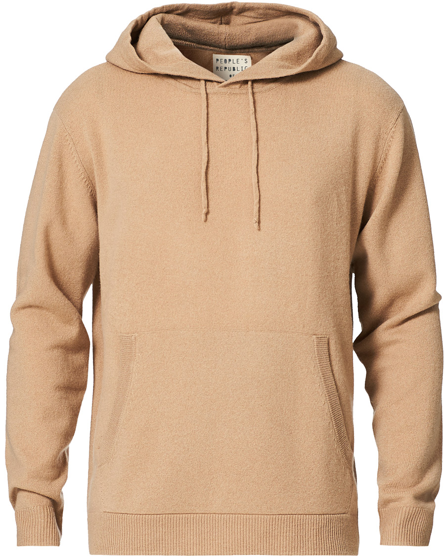 Herre | Gensere | People's Republic of Cashmere | Cashmere Hoodie Camel