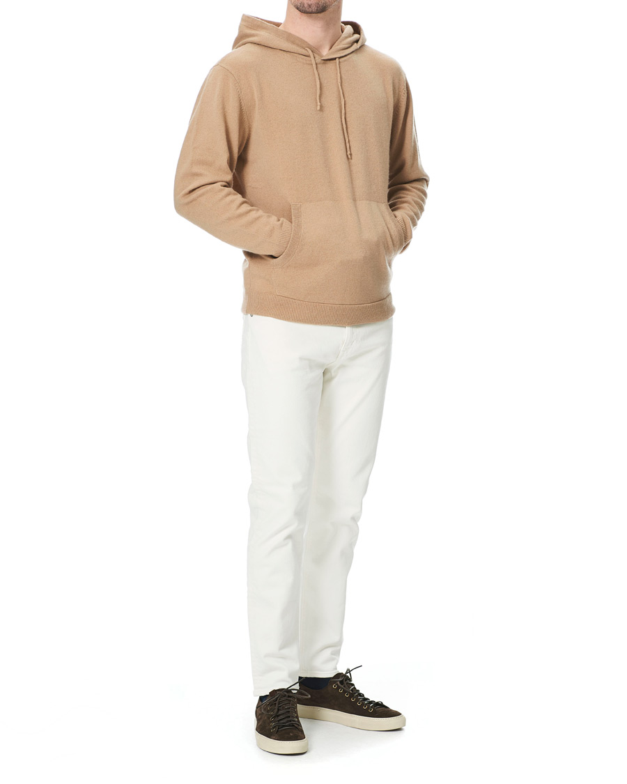 Herre | Gensere | People's Republic of Cashmere | Cashmere Hoodie Camel