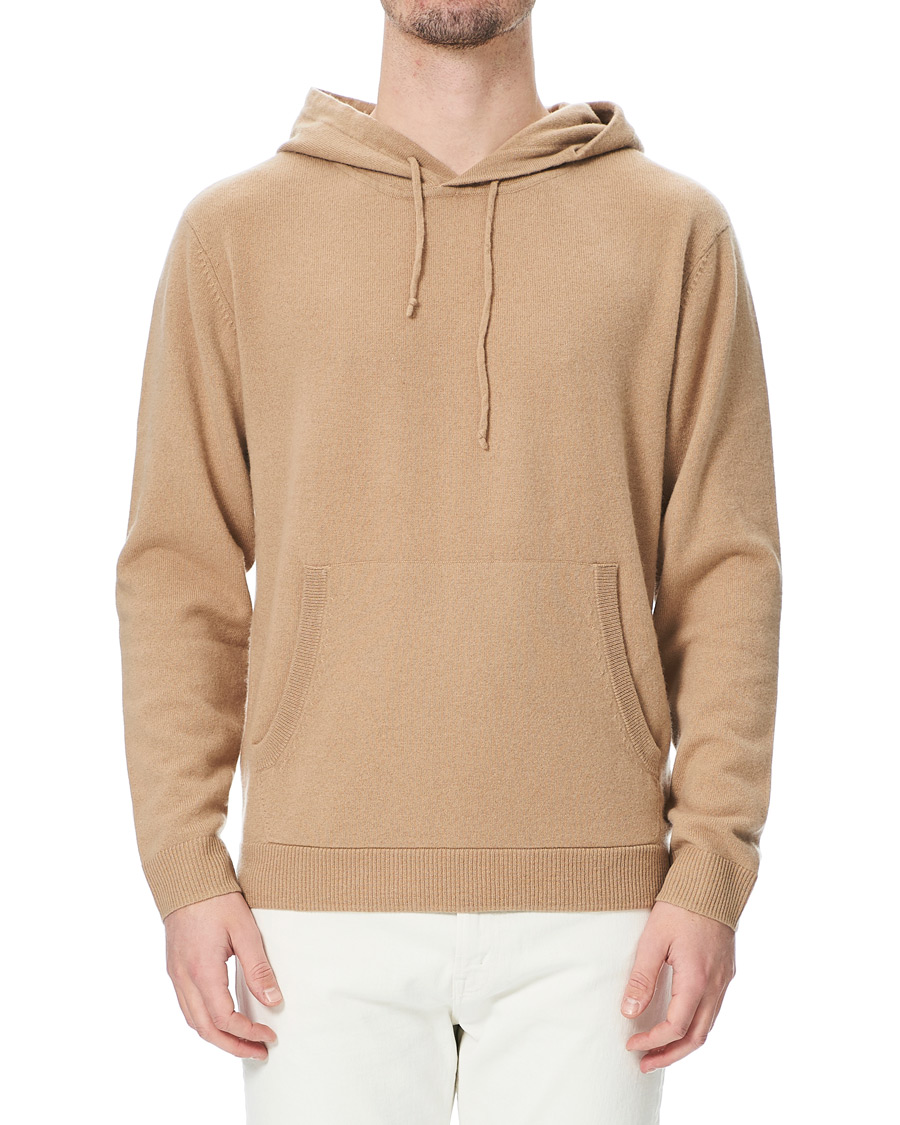 Herre | Gensere | People's Republic of Cashmere | Cashmere Hoodie Camel