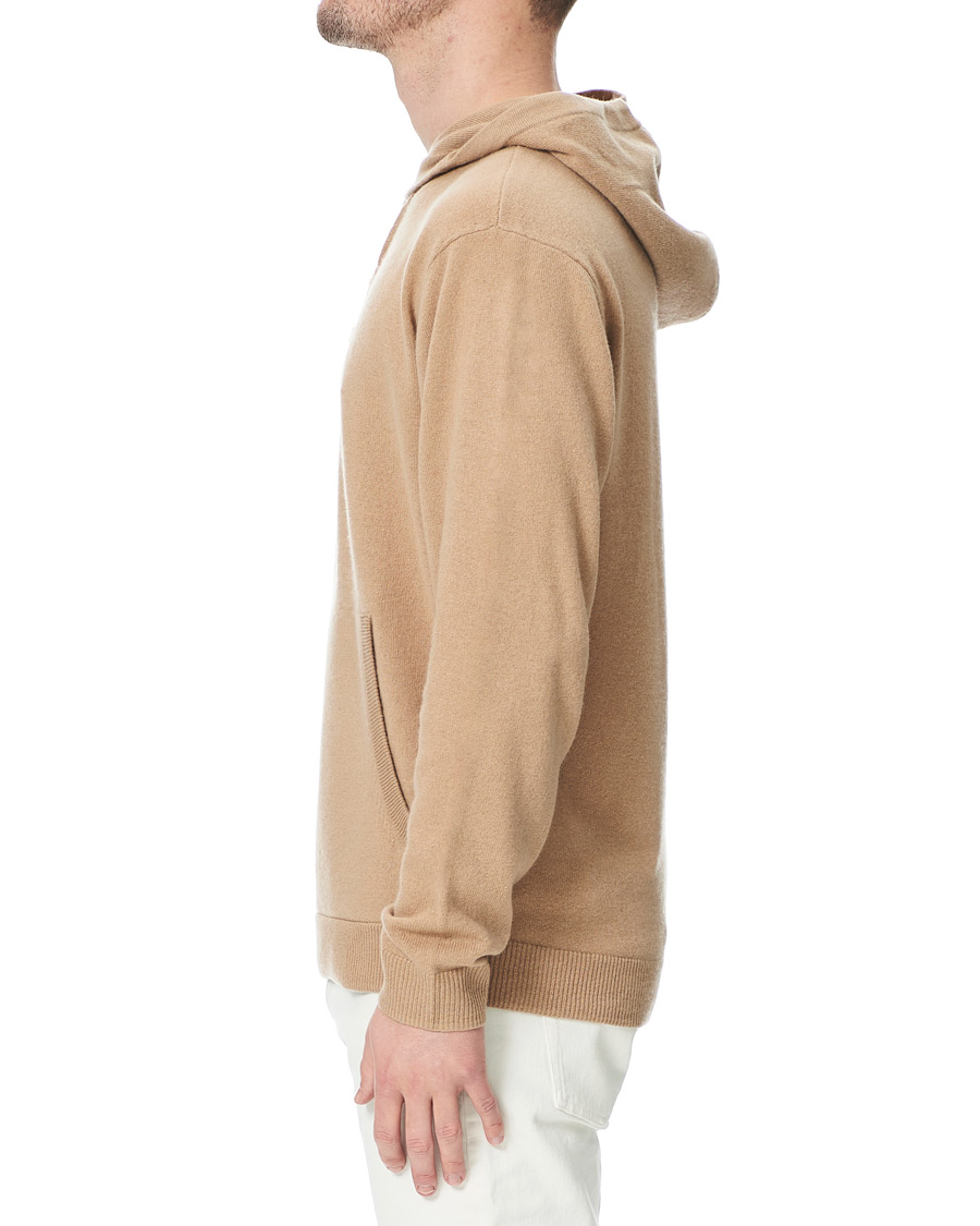 Herre | Gensere | People's Republic of Cashmere | Cashmere Hoodie Camel
