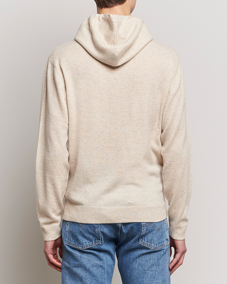 Herre | Gensere | People's Republic of Cashmere | Cashmere Hoodie Oatmilk
