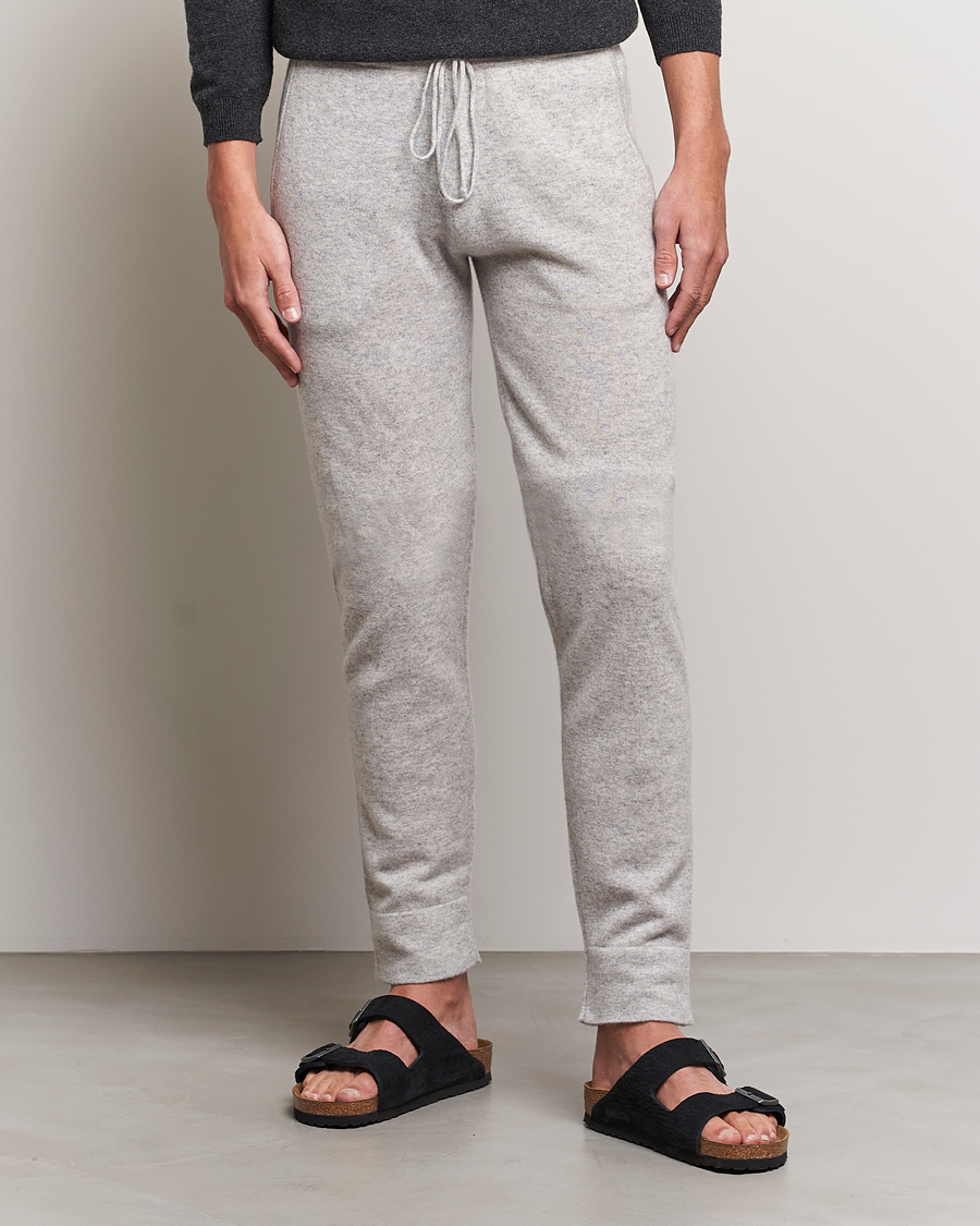 Herre | People's Republic of Cashmere | People's Republic of Cashmere | Cashmere Sweatpants Ash Grey