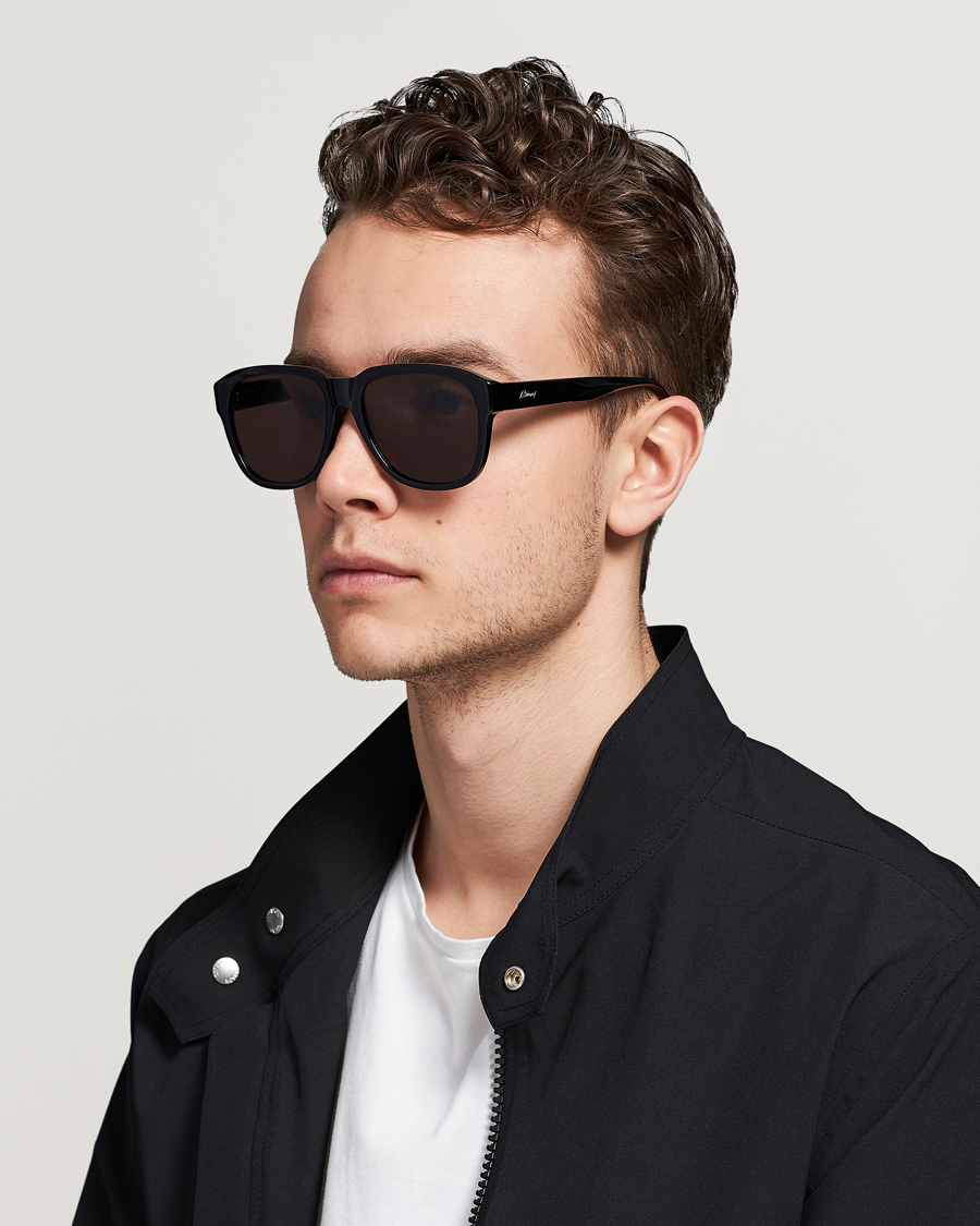 Herre | Buede solbriller | Brioni | BR0088S Sunglasses Black/Grey