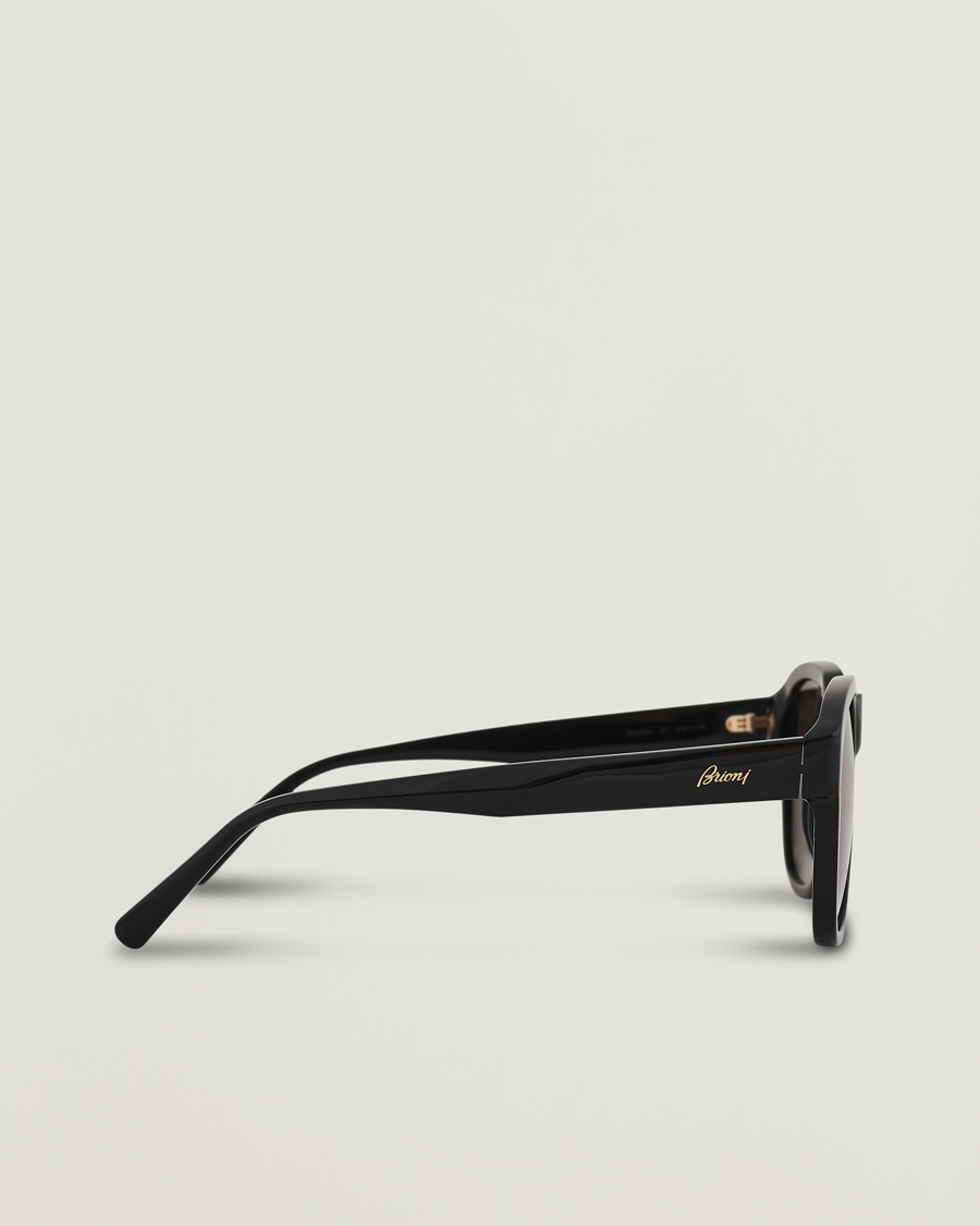 Herre | Brioni BR0088S Sunglasses Black/Grey | Brioni | BR0088S Sunglasses Black/Grey