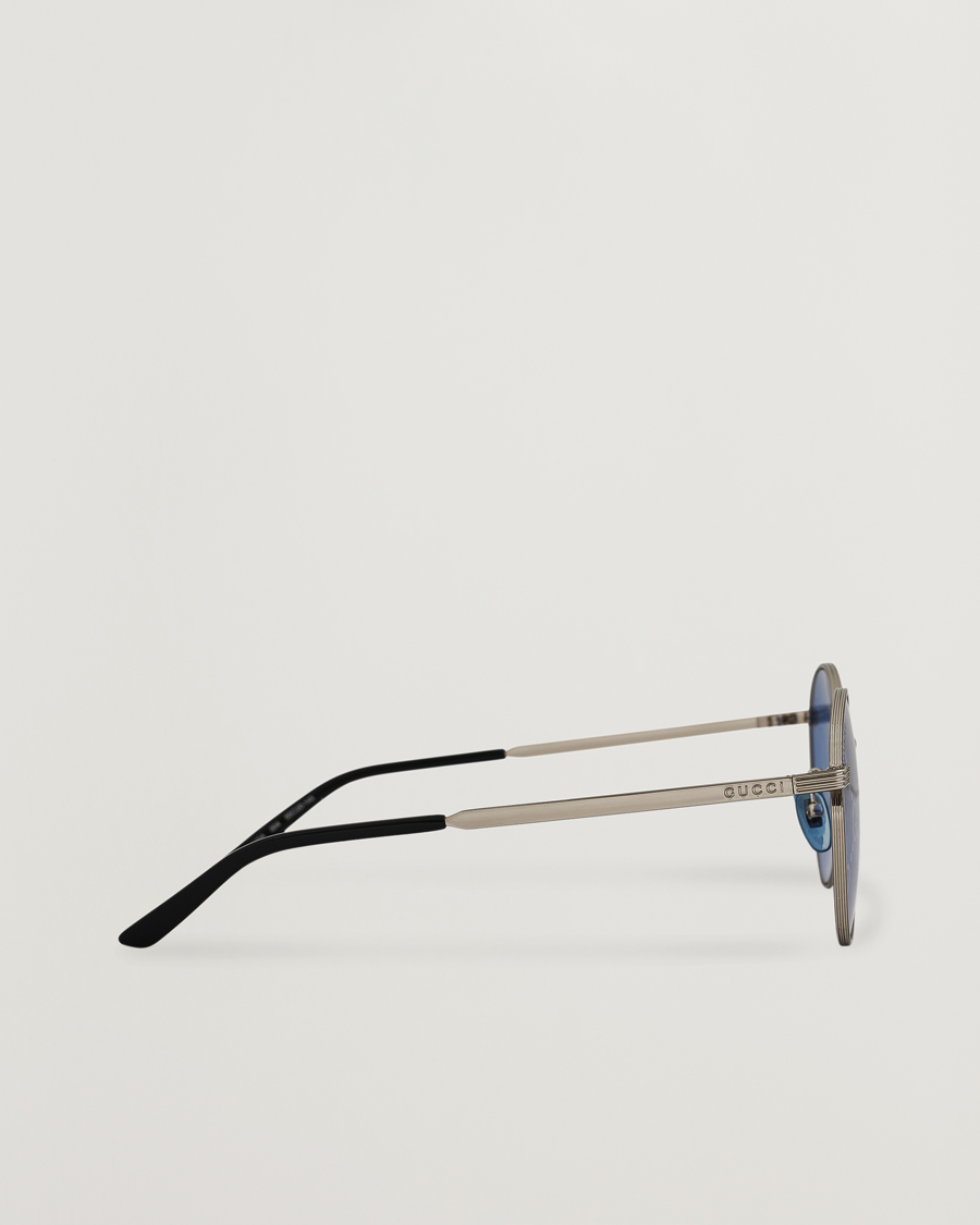 Herre | Gucci GG0944SA Sunglasses Silver/Blue | Gucci | GG0944SA Sunglasses Silver/Blue