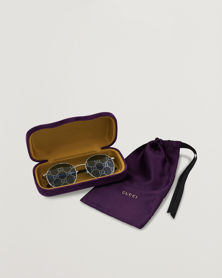 Herre | Gucci GG0944SA Sunglasses Silver/Blue | Gucci | GG0944SA Sunglasses Silver/Blue
