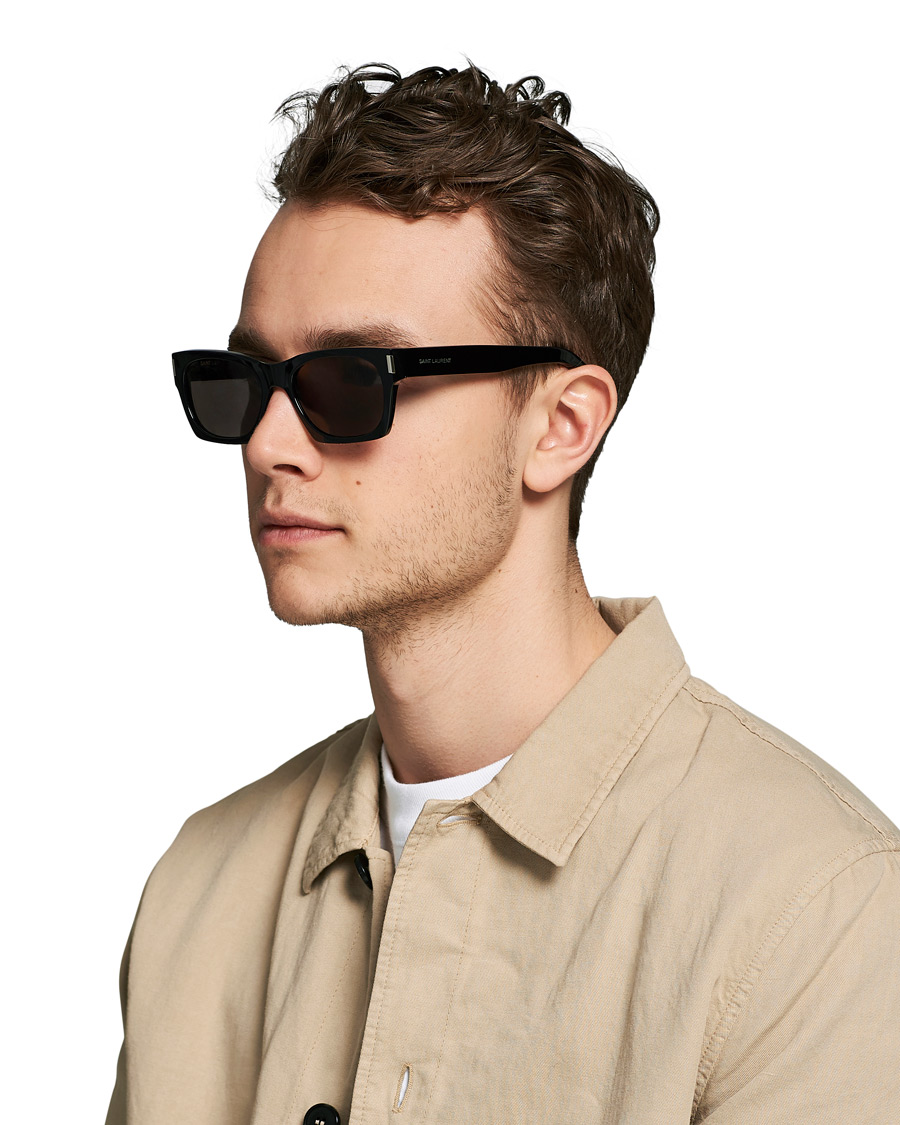 Herre | Saint Laurent SL 402 Sunglasses Black | Saint Laurent | SL 402 Sunglasses Black