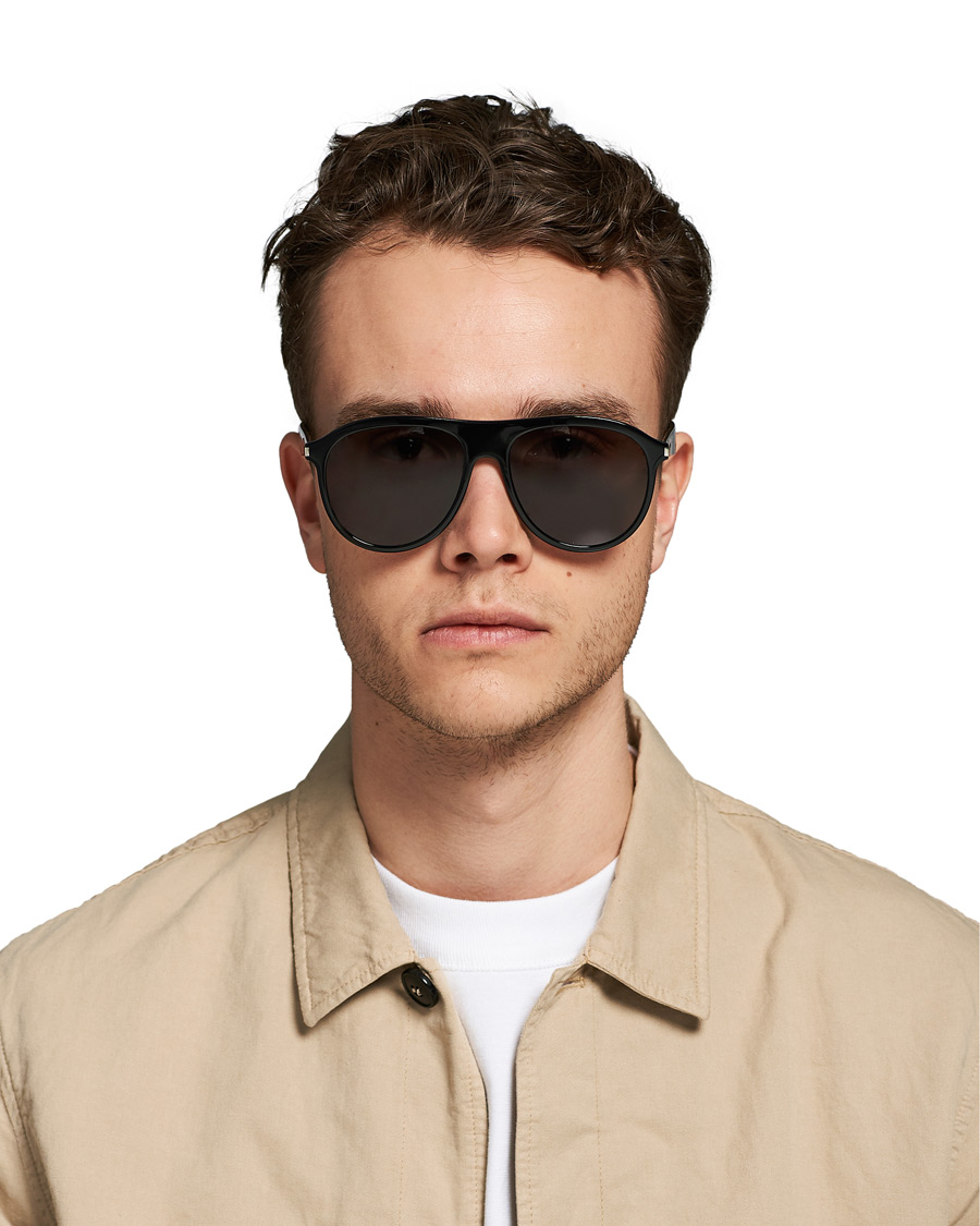 Herre | Saint Laurent SL 432 SLIM Sunglasses Black | Saint Laurent | SL 432 SLIM Sunglasses Black