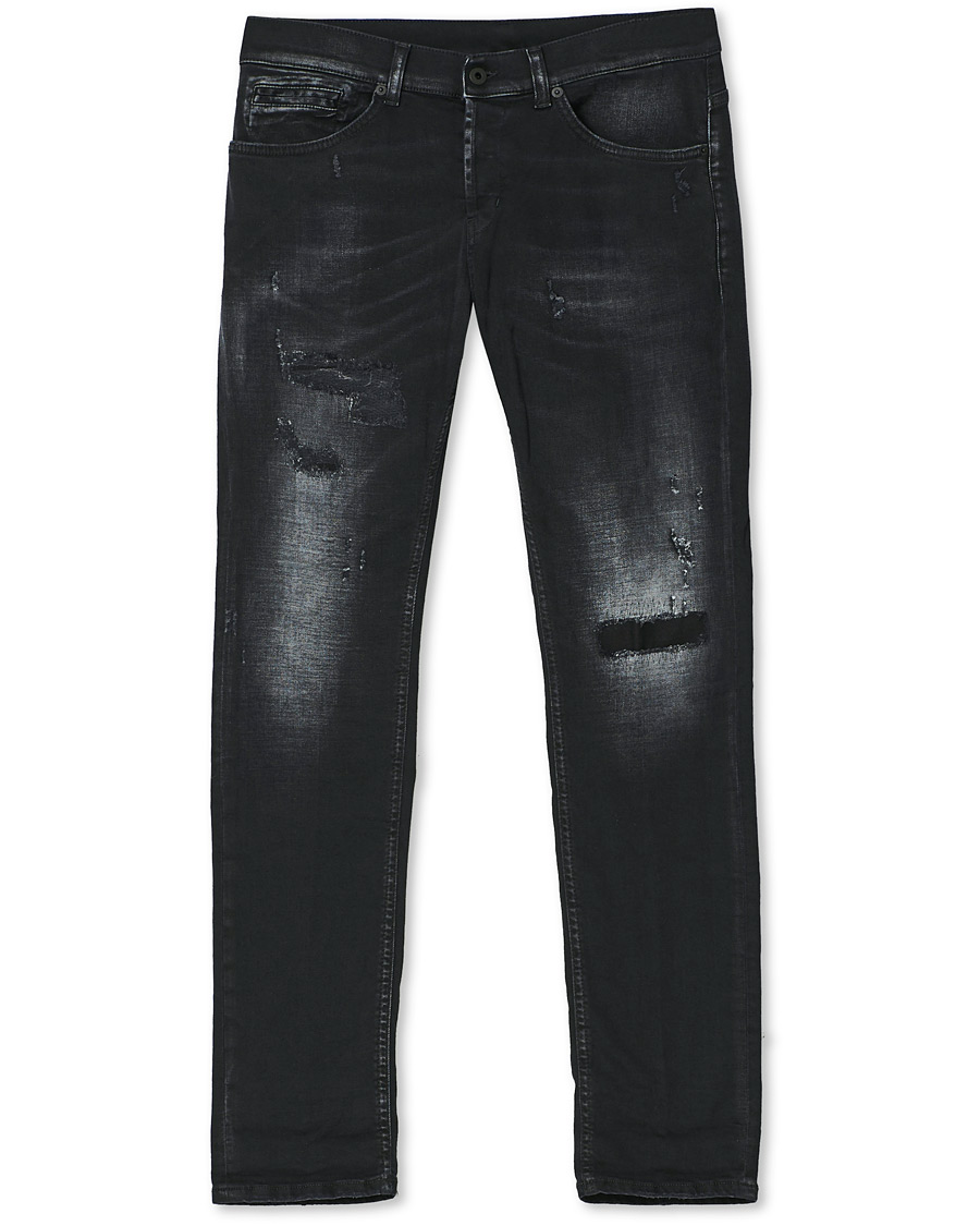 Herre | Jeans | Dondup | George Jeans Destroyed Black