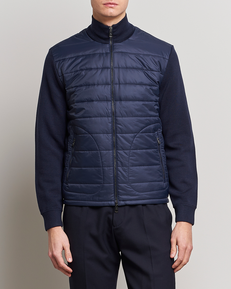 Herre | Dressede jakker | Ralph Lauren Purple Label | Hybrid Zip Jacket Chairman Navy