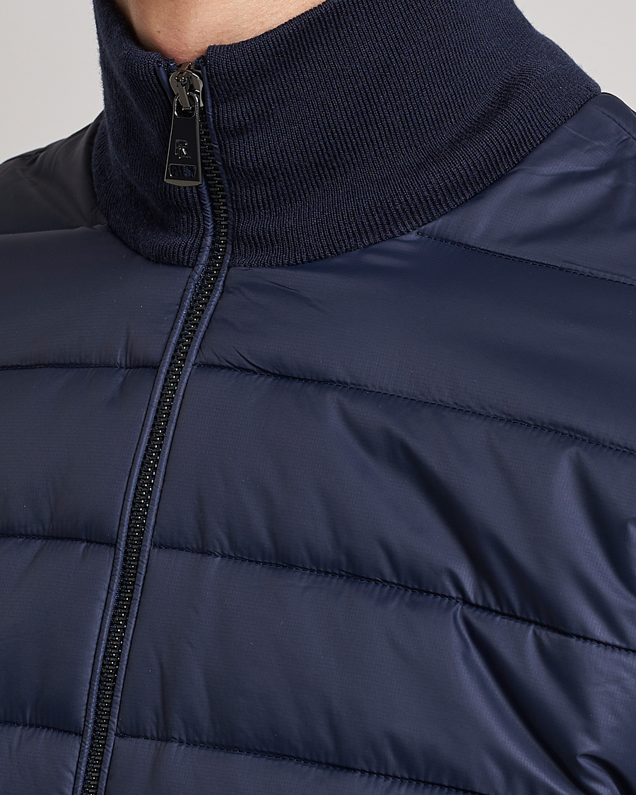 Herre | Jakker | Ralph Lauren Purple Label | Hybrid Zip Jacket Navy