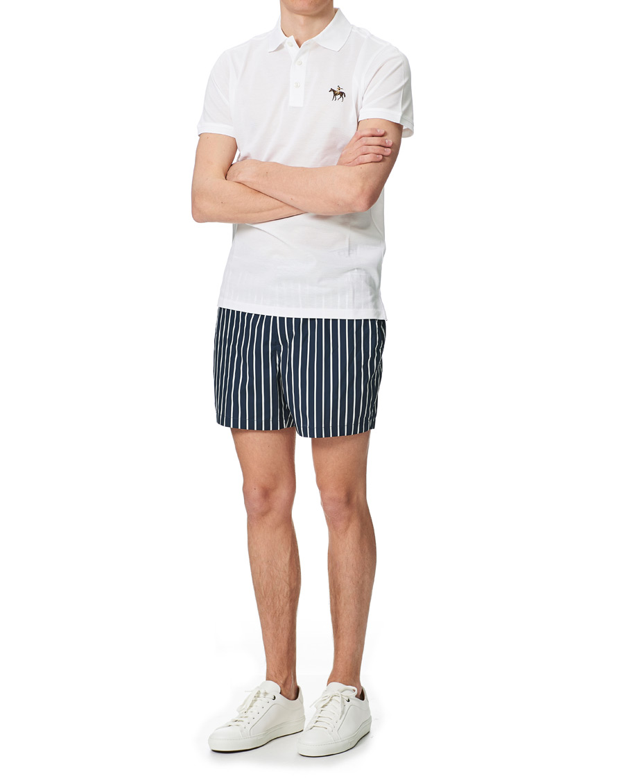 Herre | Badeshorts | Ralph Lauren Purple Label | Riviera Swim Trunks Navy/White