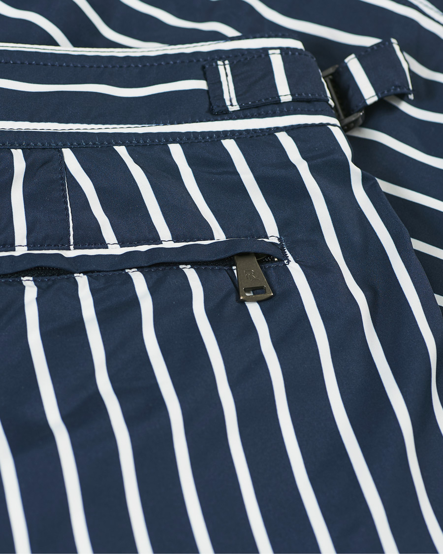 Herre | Badeshorts | Ralph Lauren Purple Label | Riviera Swim Trunks Navy/White