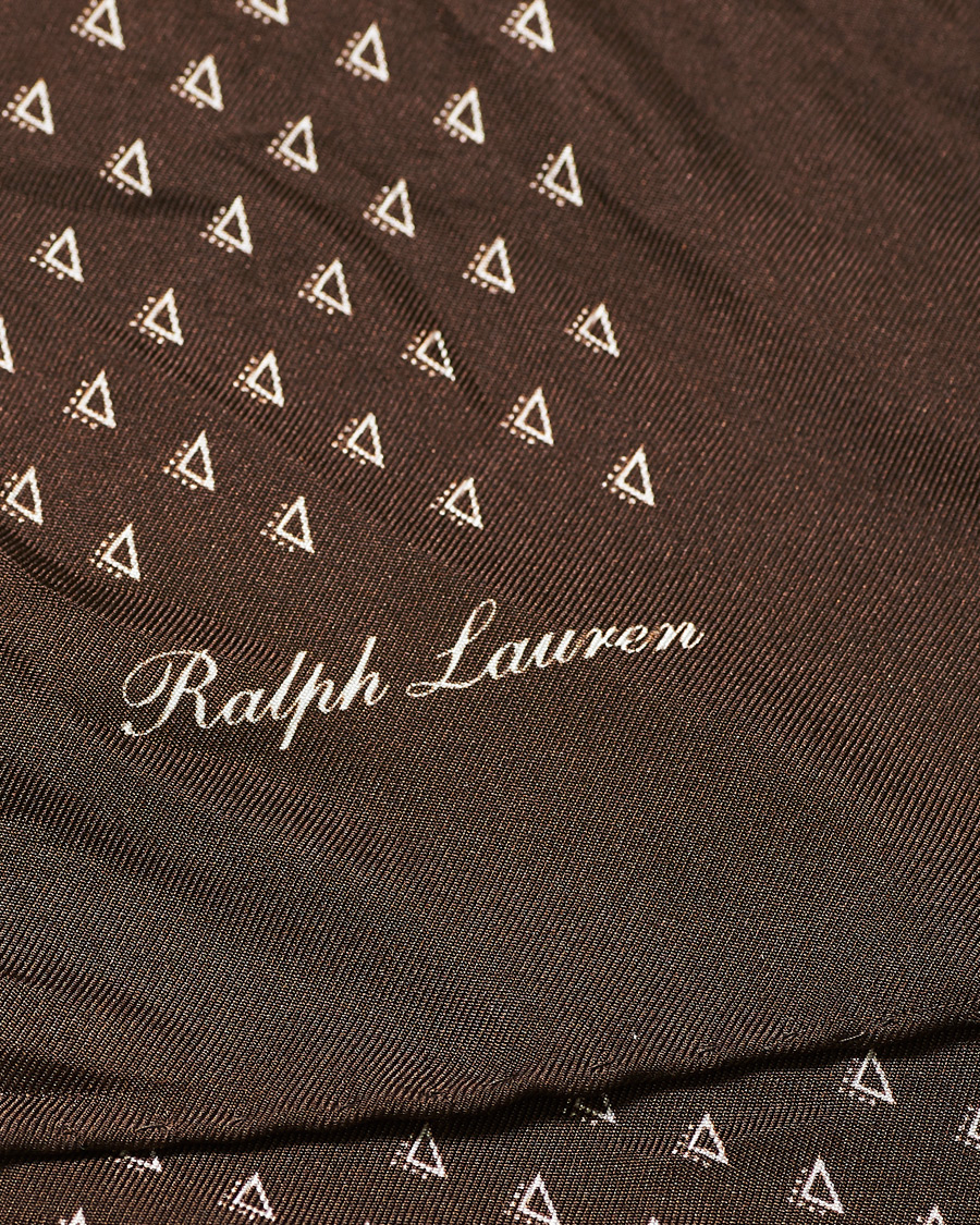 Herre | Ralph Lauren Purple Label Dotted Scarf Brown | Ralph Lauren Purple Label | Dotted Scarf Brown