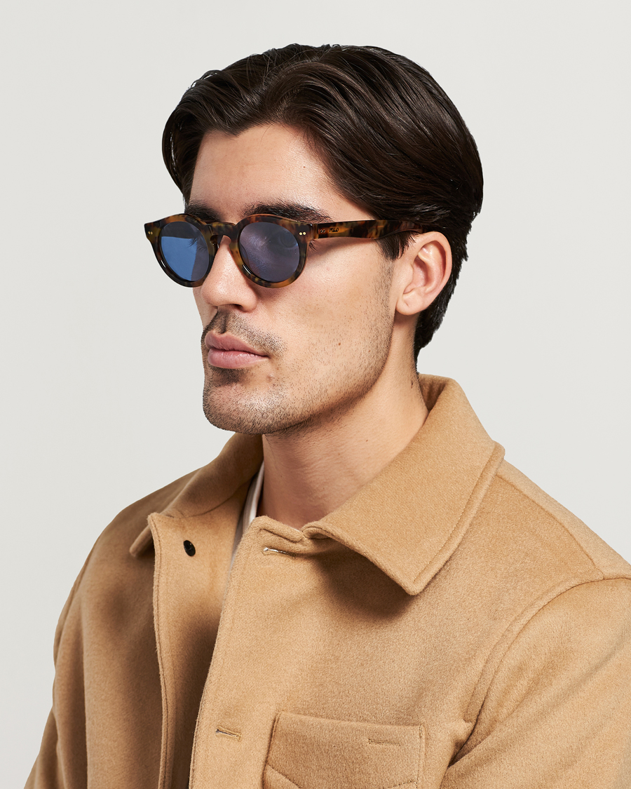 Herre | Runde solbriller | Polo Ralph Lauren | PH4165 Sunglasses Havana/Blue
