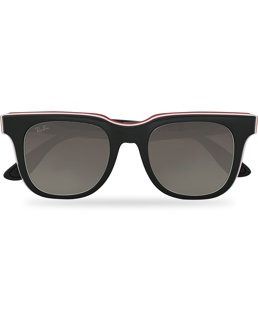 Herre | Ray-Ban RB4368 3-Layered Sunglasses Black/White/Red | Ray-Ban | RB4368 3-Layered Sunglasses Black/White/Red