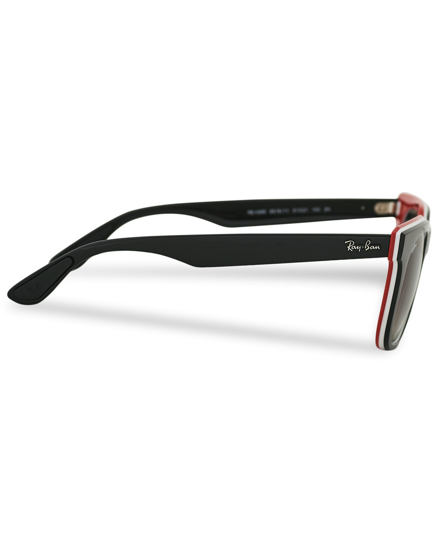 Herre | Ray-Ban RB4368 3-Layered Sunglasses Black/White/Red | Ray-Ban | RB4368 3-Layered Sunglasses Black/White/Red