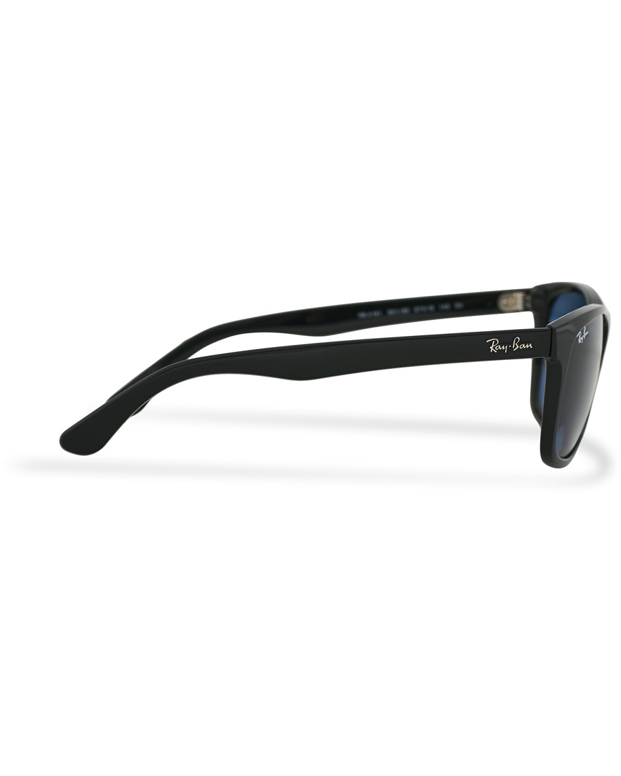 Herre | Ray-Ban RB4181 Sunglasses Shiny Black/Blue | Ray-Ban | RB4181 Sunglasses Shiny Black/Blue