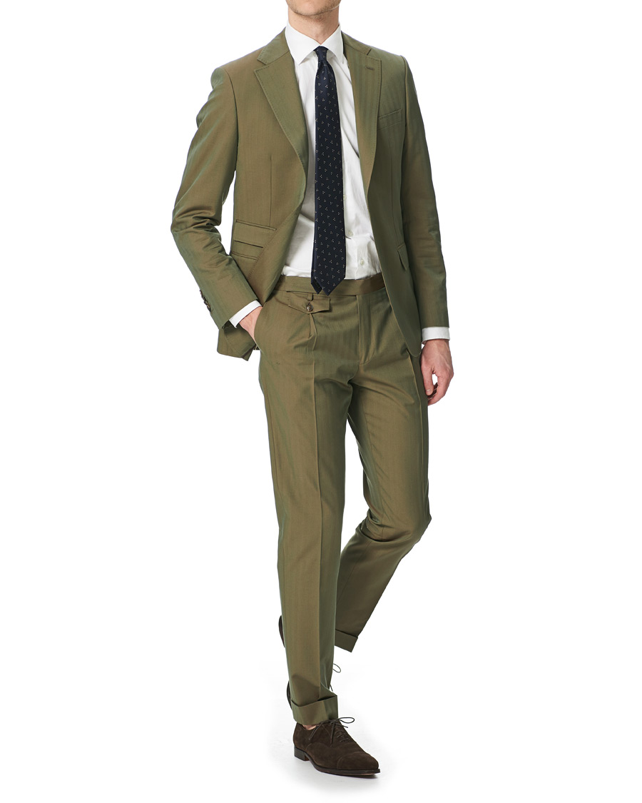 Herre | Dressjakker | Morris Heritage | Havana Solaro Suit Blazer Olive