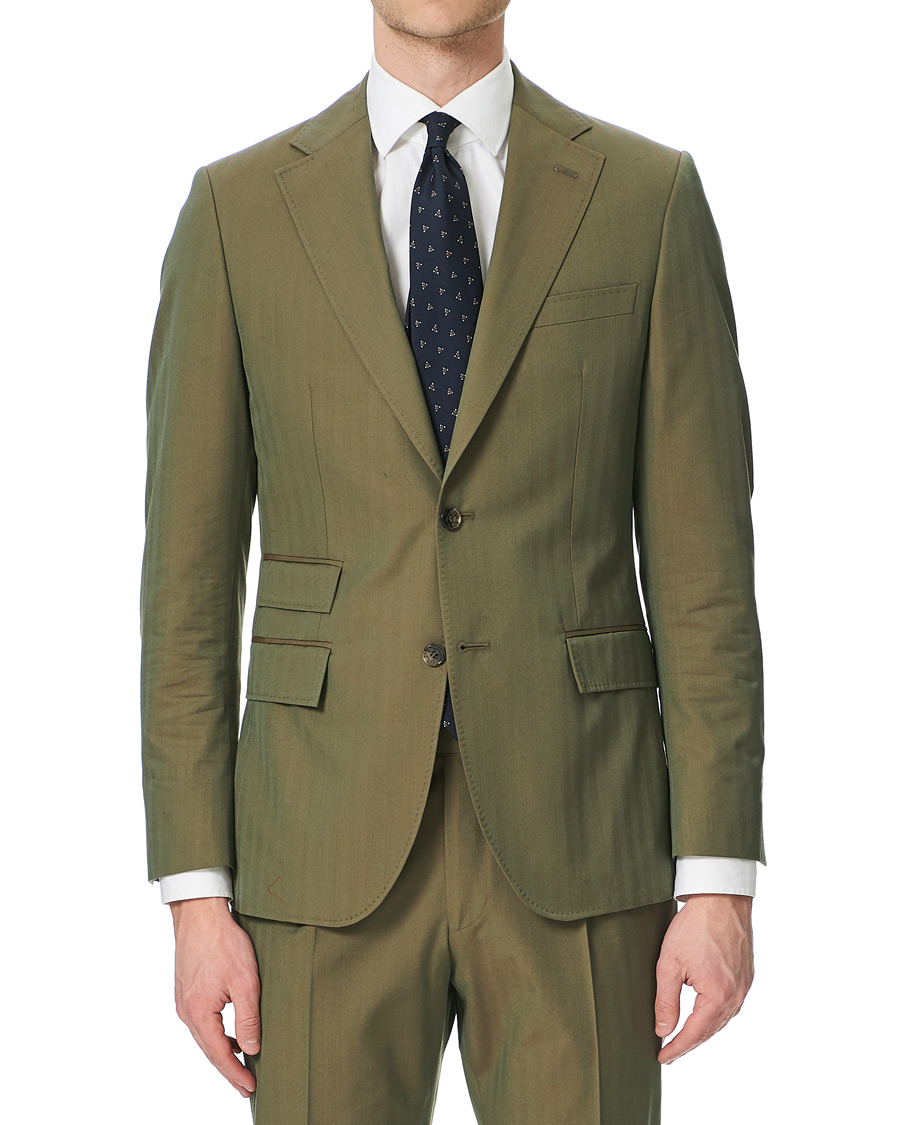 Herre | Dressjakker | Morris Heritage | Havana Solaro Suit Blazer Olive