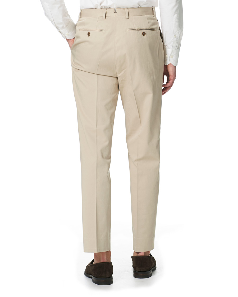 Herre | Bukser | Morris Heritage | Philip Cotton Twill Trousers Khaki