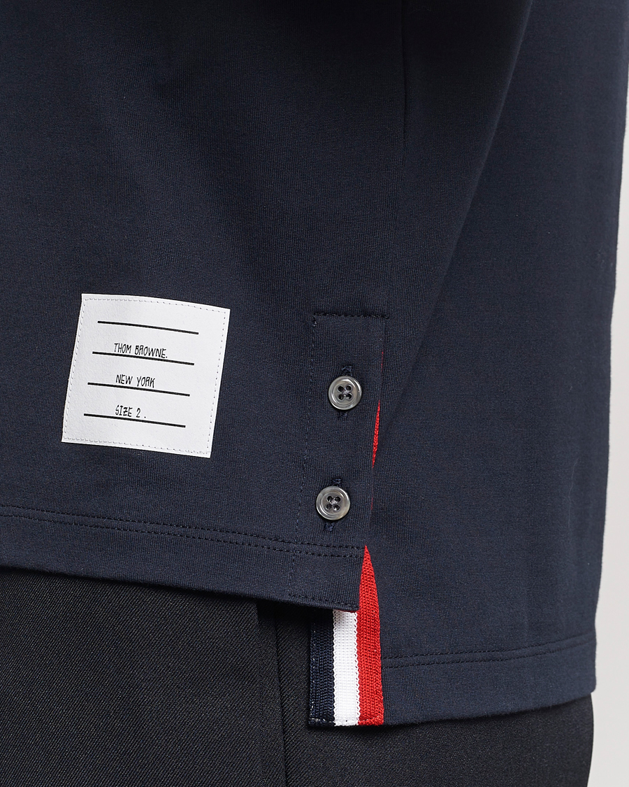 Herre | T-Shirts | Thom Browne | Short Sleeve Pocket T-Shirt Navy