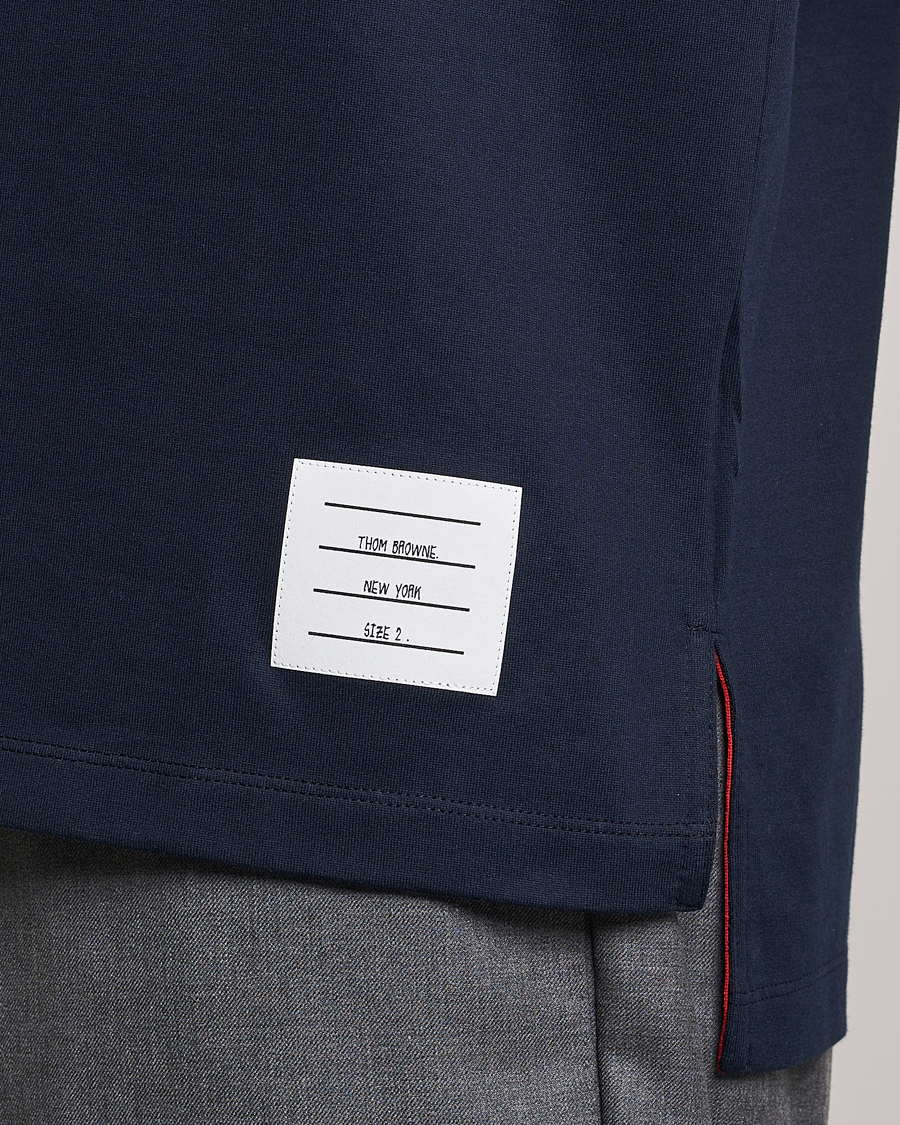 Herre | T-Shirts | Thom Browne | Relaxed Fit T-Shirt Navy