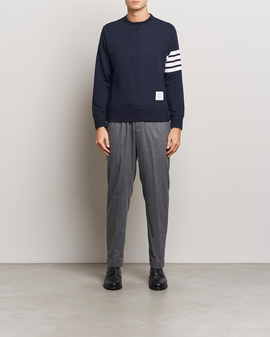 Herre | Gensere | Thom Browne | 4 Bar Sweatshirt Navy