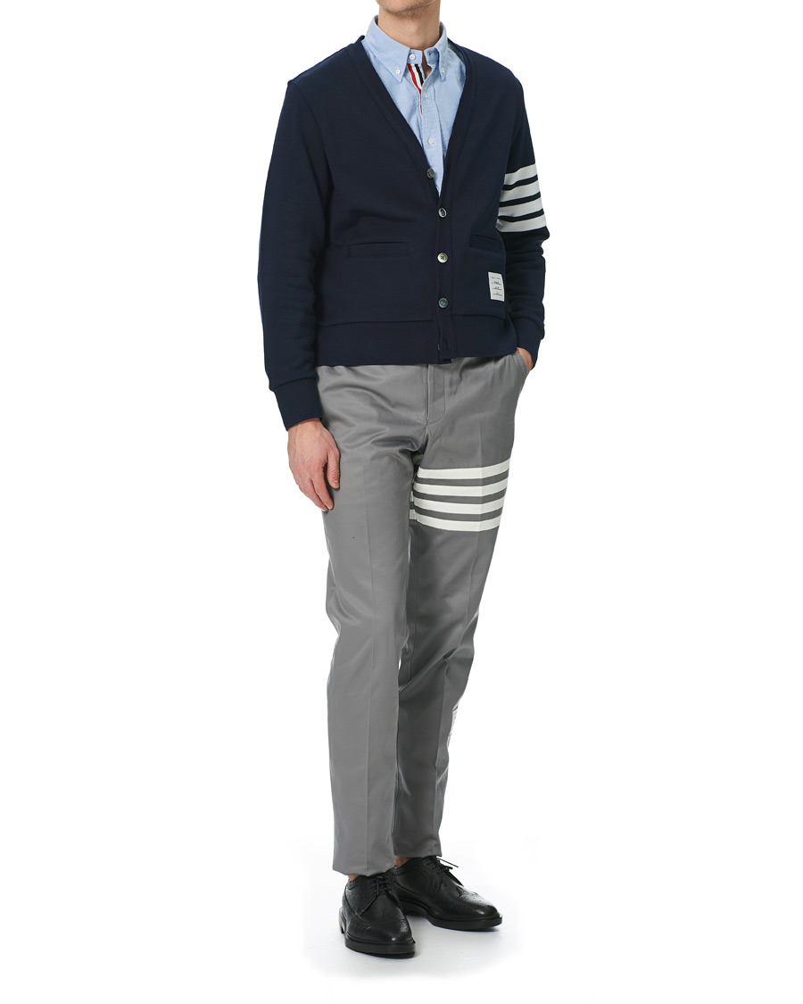 Herre | Gensere | Thom Browne | 4 Bar Loopback Cardigan Navy