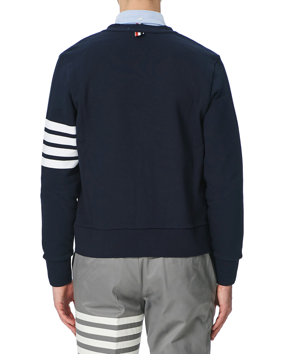 Herre | Gensere | Thom Browne | 4 Bar Loopback Cardigan Navy
