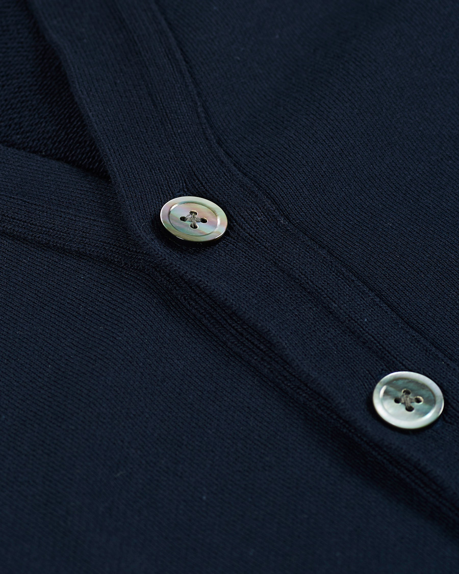 Herre | Gensere | Thom Browne | 4 Bar Loopback Cardigan Navy