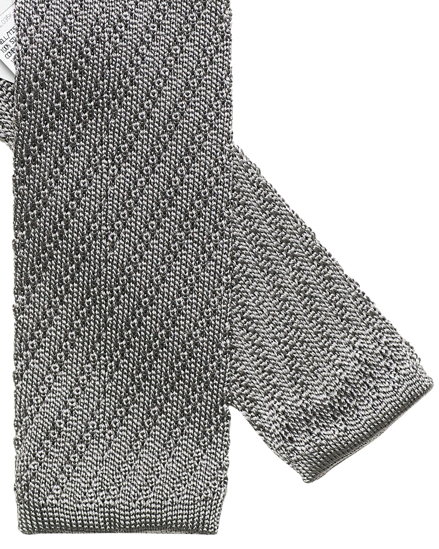 Herre | Thom Browne Knitted Tie Light Grey | Thom Browne | Knitted Tie Light Grey