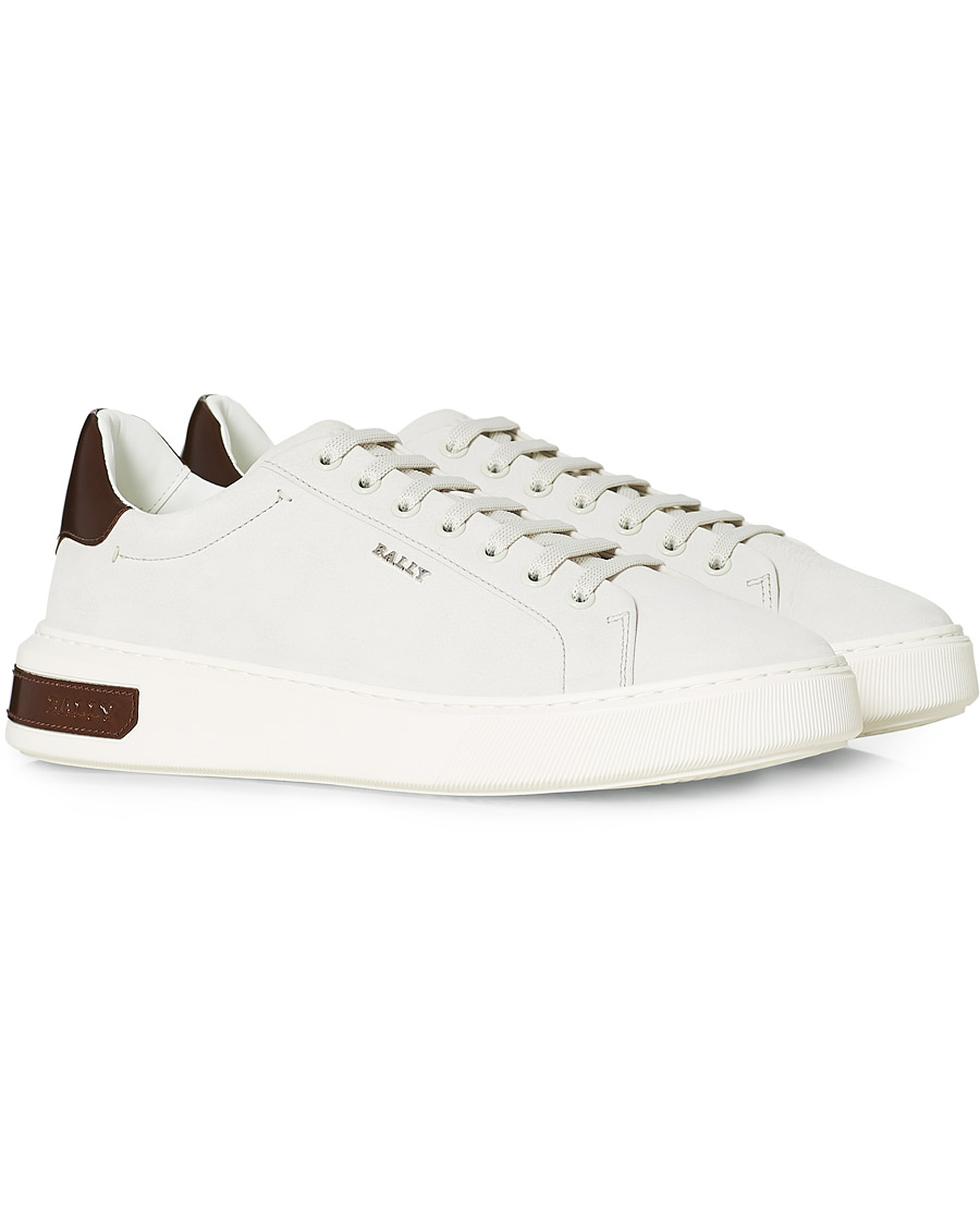 Herre | Bally Miky Sneaker Dusty White Suede | Bally | Miky Sneaker Dusty White Suede
