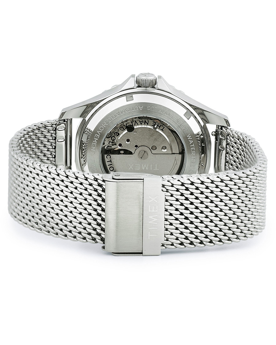 Herre | Timex Navi XL Automatic 41mm Steel/Blue Dial | Timex | Navi XL Automatic 41mm Steel/Blue Dial