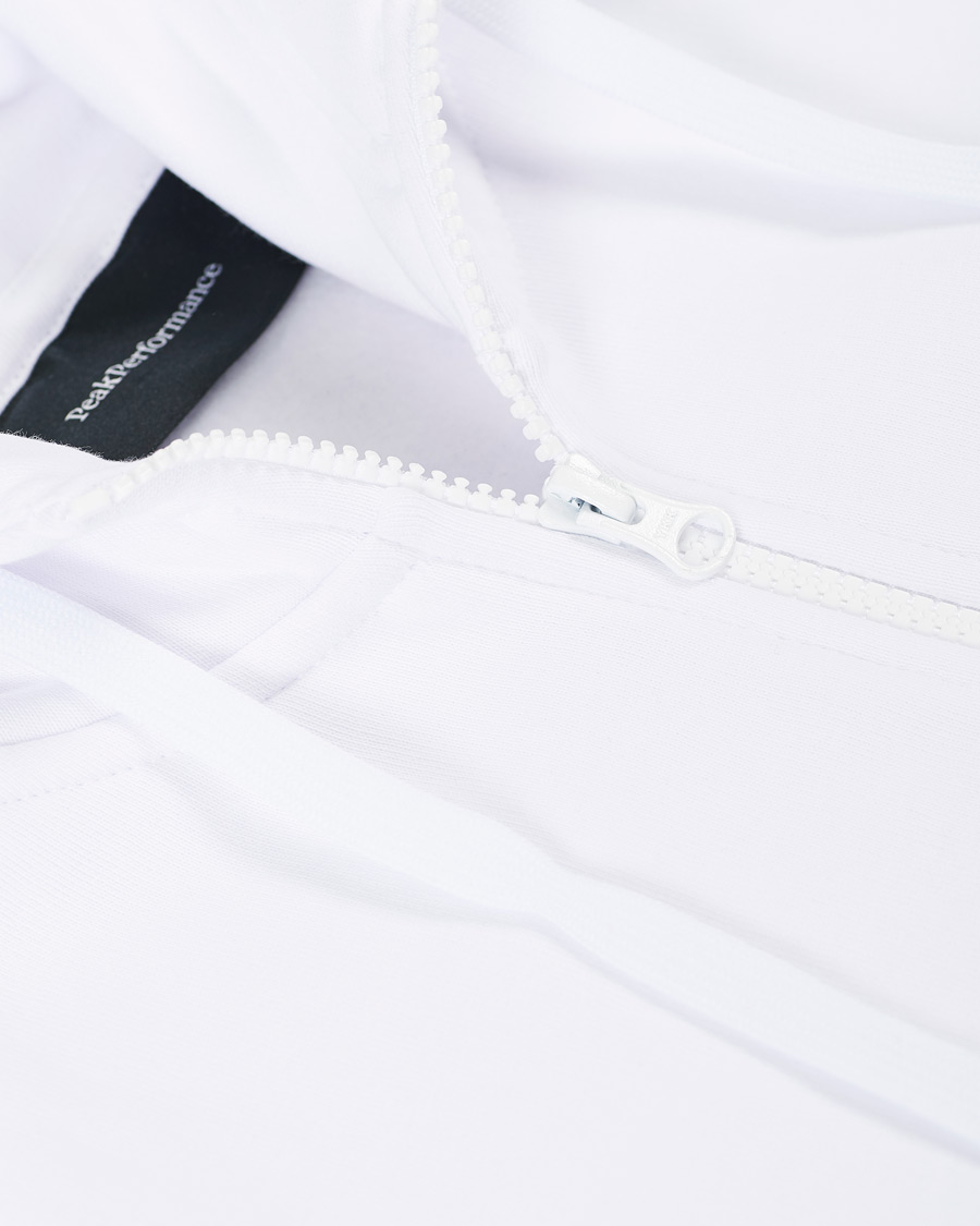 Herre | Gensere | Peak Performance | Original Logo Full Zip Hoodie White