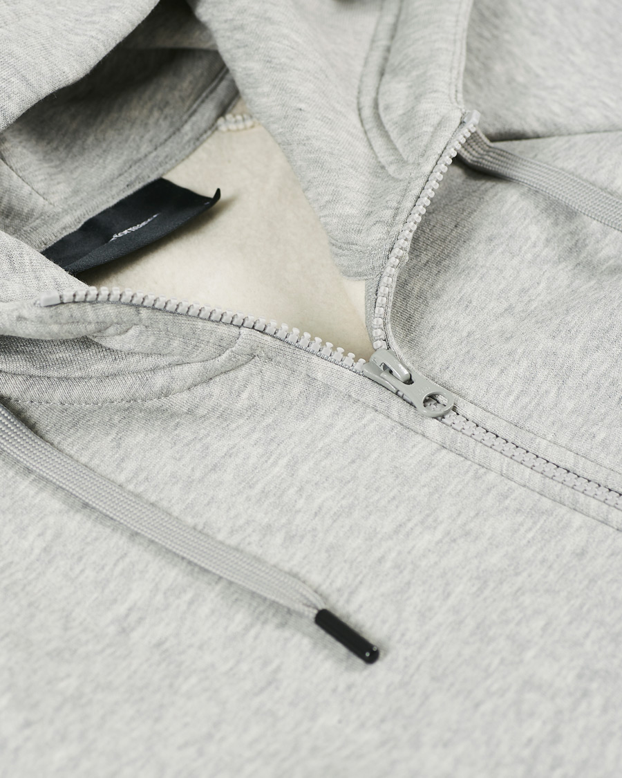 Herre | Gensere | Peak Performance | Original Logo Full Zip Hoodie Grey Melange