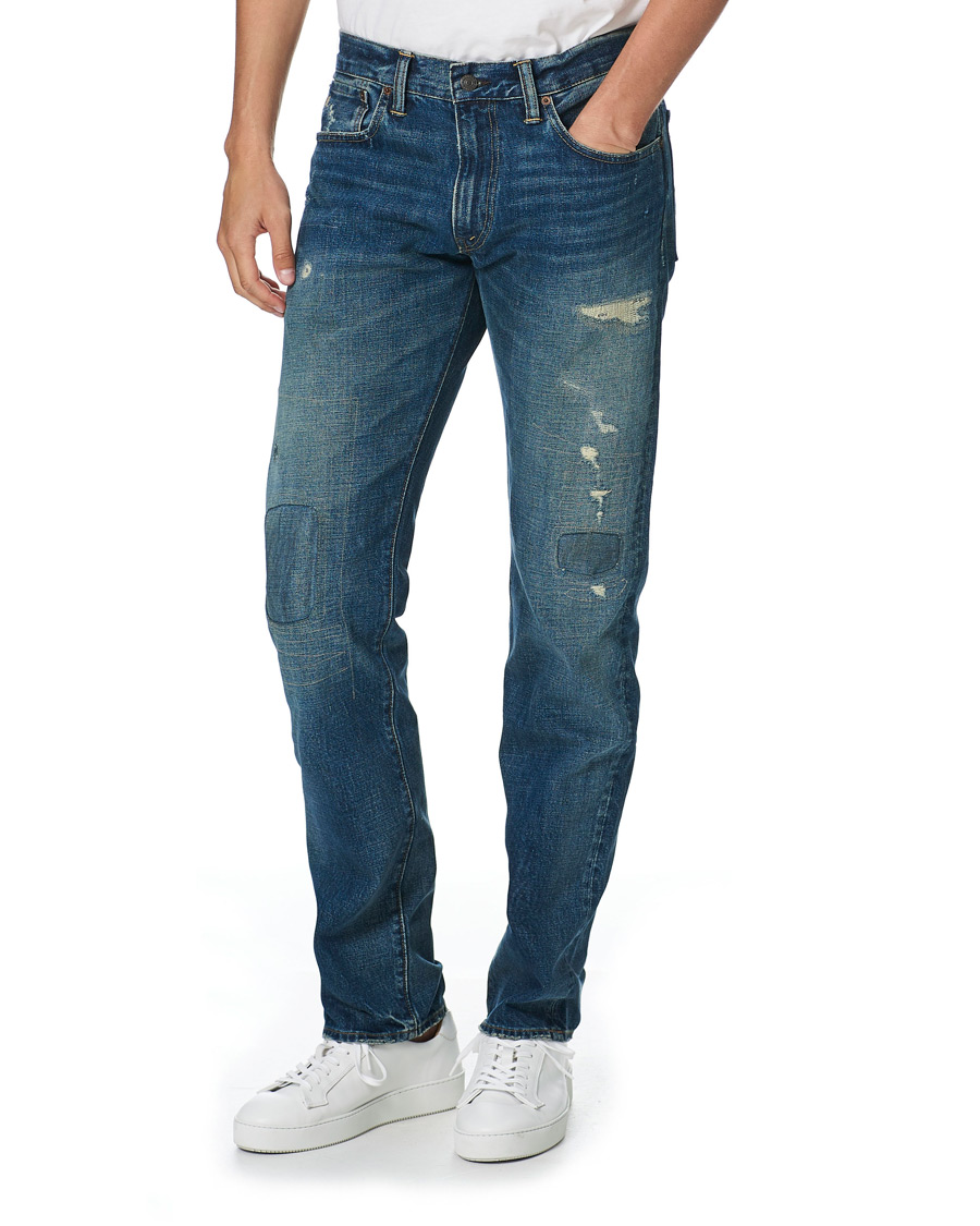 Herre | Jeans | RRL | Low Straight 5-Pocket Japanese Denim Railey Wash