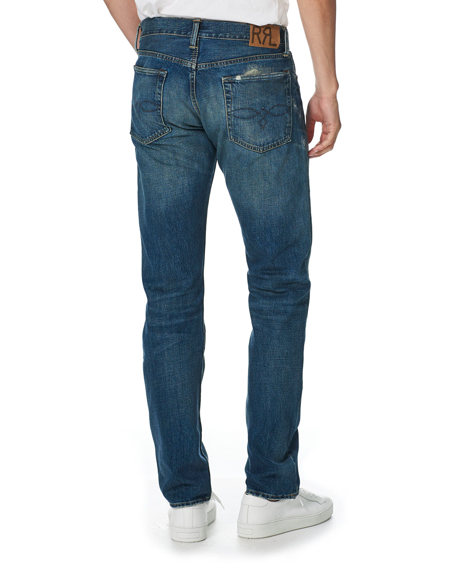 Herre | Jeans | RRL | Low Straight 5-Pocket Japanese Denim Railey Wash