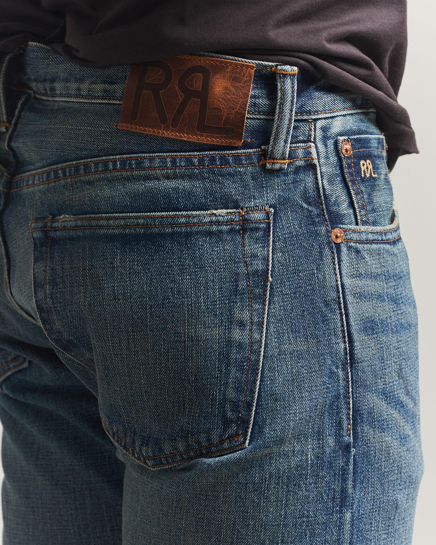 Herre | Bukser | RRL | Slim Fit Selvedge Denim Hillsview Wash