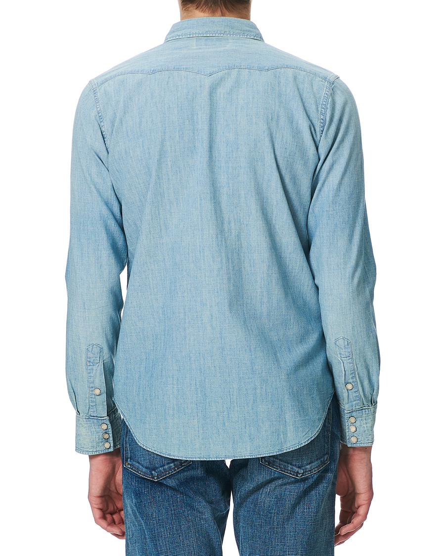 Herre | Skjorter | RRL | Buffalo Western Shirt Indigo/Cream